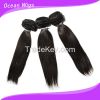 6A Brazilian Virgin Remy Hair Extensions Straight 10"-36" Natural Black Color Dyeable Tangle Free No Shedding  