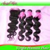 Brazilian Virgin Hair 4pcs Lot Free Part Lace Closure With 3pcs Hair Bundles Unprocessed Human Virgin Hair Extension Body Wave