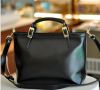 women's handbag genuine leather tote bag fashion handbag with buckle straps