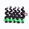 Wholesale - 5A Brazilian Virgin Body Wave Hair Top Quality Weft Mix length 4pcs/Lot 100g/pc Natural Human Hair Weave products Full Thick End China Store