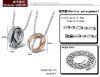 Ti steel couples necklace fashion jewelry