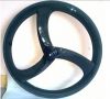 2014 new Hot sale Cheap 700c  tri-spokes /3-spoke carbon clincher front wheel for road bicycle&track bike