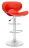 Faux Leather Modern Bar Stool