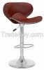 Faux Leather Modern Bar Stool