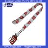 free logo cheap flat polyester custom lanyard