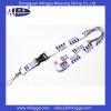 sublimation print retractable custom polyester lanyard