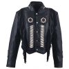 WOMEN LEATHER JACKET W...