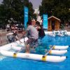 China High Quality inflatable PVC Pontoons Water Bikes, Fishing Pedal Boats Supply