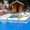 inflatable PVC pontoons Pedal Boats Water Bikes for sale