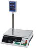 Electronic price scale with pole