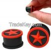 Silicone ear plug tunnel body piercing jewelry 