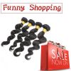 brazilian virgin hair body wave 8-28inch natural black unprocessed hair weft factory prices