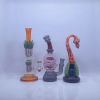 Wholesale Factory Heavy Resin Sweet Puff Pipe Glass Smoking Hookah Oil DAB Rig Glass Water Pipe for Dry Herb