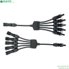 New 5-In-1 Solar Y Parallel Cable Harness UV Resistant Solar Y Connector For Outdoor Solar Energy System