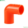 Plastic PVC Elbow Pipe PVC 90 Degree Fittings Electric Perforated Tubes