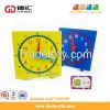 plastic clock, student clock, student clock for learning