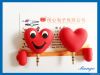 3.5mm Heart Shape Earphone Splitter for gift