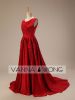 364 - 2013 new fashion burgundy red party dress Gowns Wedding Bridesmaid Bridal wedding dress Free Shipping