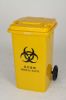 medical plastic general wheelie waste bin trash can with EN840