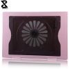 Girl favorite pink laptop cooling pad with one fan notebook stand