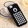 slim silicon mobile cell  phone case with hole for 5/5s/4/4s