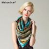 Fashion cheap square polyester scarf