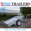 7x4 Galvanized Light Duty Gravity Tilt Box Trailer