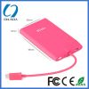 3000mAh rechargeable power bank for smart phone