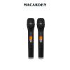 MC-878 Professional Two Channel Wireless Microphone IR infrared Long Working Distance Karaoke Stage Performance Meeting Room use