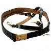 Civil War Leather Sword Belt With Brass Eagle Buckle And Shoulder Strap