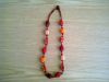 Beaded colourful necklace