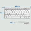 Bluetooth Compact Slim Keyboard (JHM-1280B)