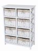 wicker baskets solid w...