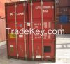 Wind and watertight 40ft dry cargo high cube used shipping containers for sale