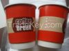 2015 new design double wall coffee paper cup