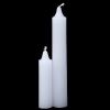 white pillar candles