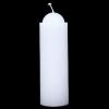 white pillar candles