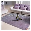 Blue block modern design teppich shag rug