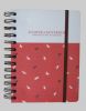 Spiral notebook with e...