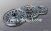 Draw texturing machine friction disc