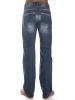 Men's 100% cotton denim jeans trousers with binding at inner pockets opening