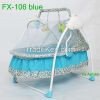 New baby product furniture electric baby bassinet vertical baby swing bed music baby bouncer crib with canopy mosquito net