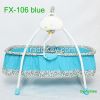 New baby product furniture electric baby bassinet vertical baby swing bed music baby bouncer crib with canopy mosquito net