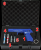 92 12.7mm Paintball Pistol| Safety Equipment