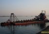 Bucket chain sand dredger