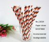 Biodegradable eco-friendly paper straw , printed, theme products for party and festival