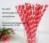 Biodegradable eco-friendly paper straw , printed, theme products for party and festival