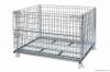 stackable  galvanized  strorage wire mesh container