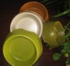 Bamboo fiber biodegradable and eco friendly pet bowls & Feeders