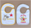 2 pk printed baby bib